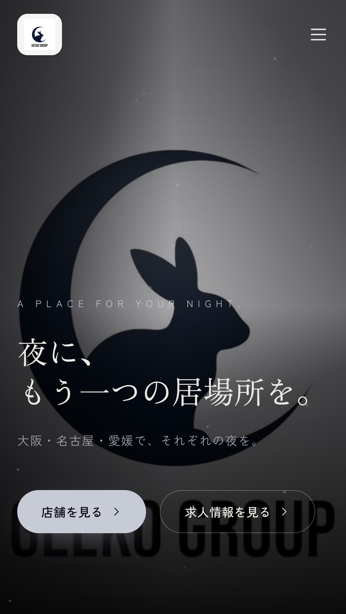 GEKKO GROUPのファーストビュー